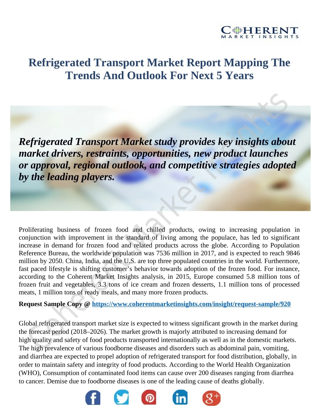refrigerated transport market report mapping