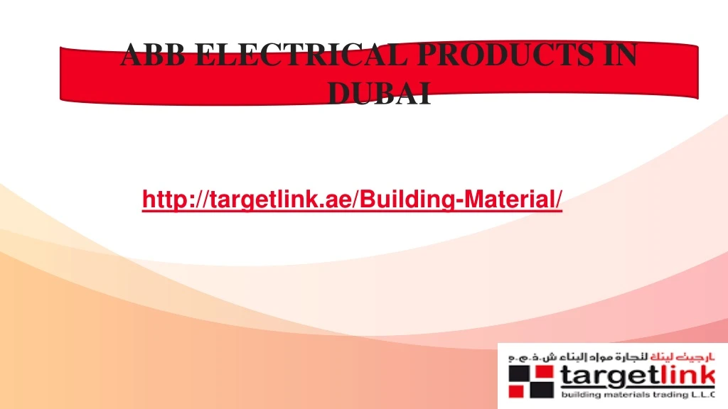 abb electrical products in dubai