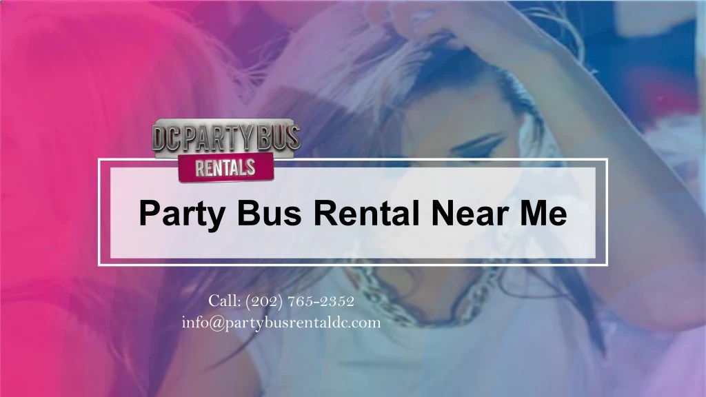 party bus rental near me