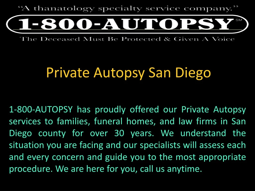 private autopsy san diego
