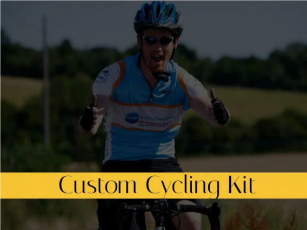 Design Your Complete Custom Cycling Kit and Order Online