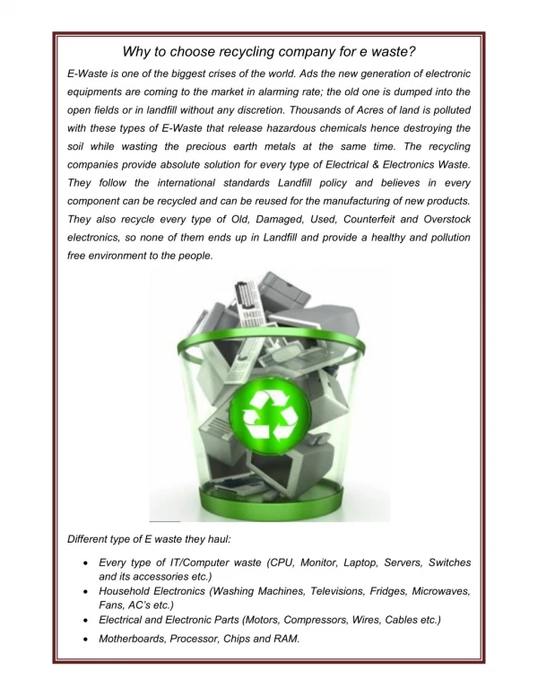 Recycling companies in Abu Dhabi