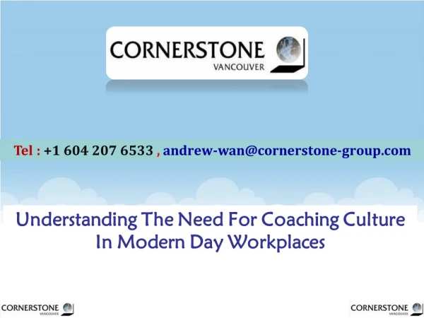 Understanding The Need For Coaching Culture In Modern Day Workplaces