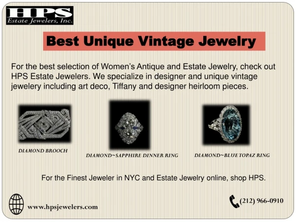 Best Unique Vintage Jewelry
