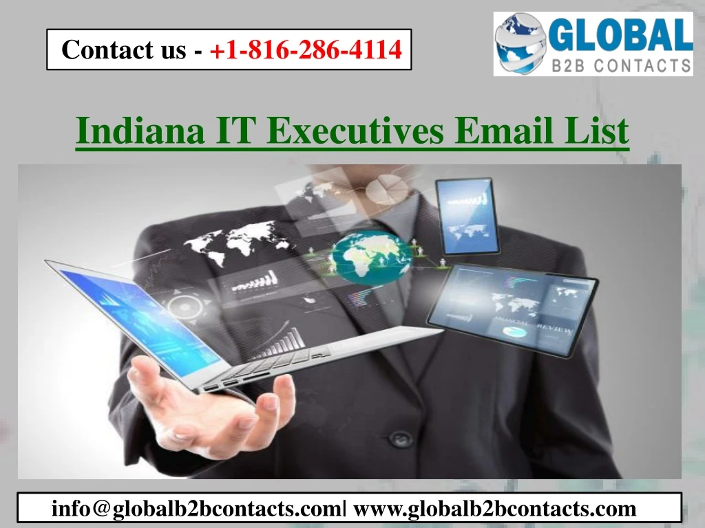 indiana it executives email list