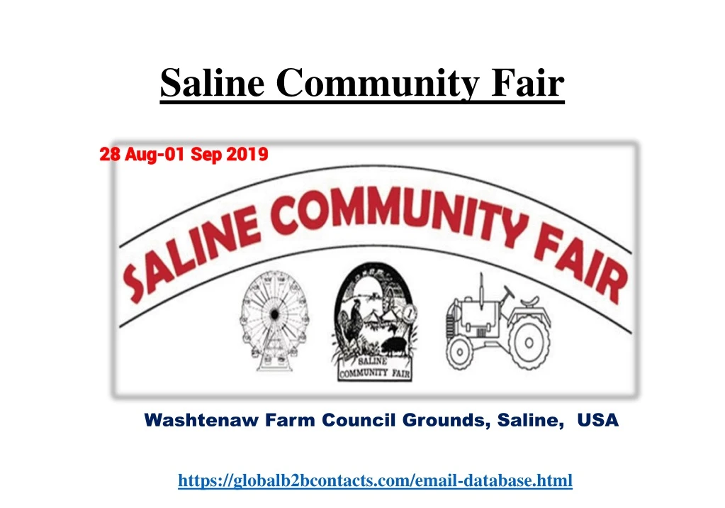 PPT Saline Community Fair PowerPoint Presentation, free download ID