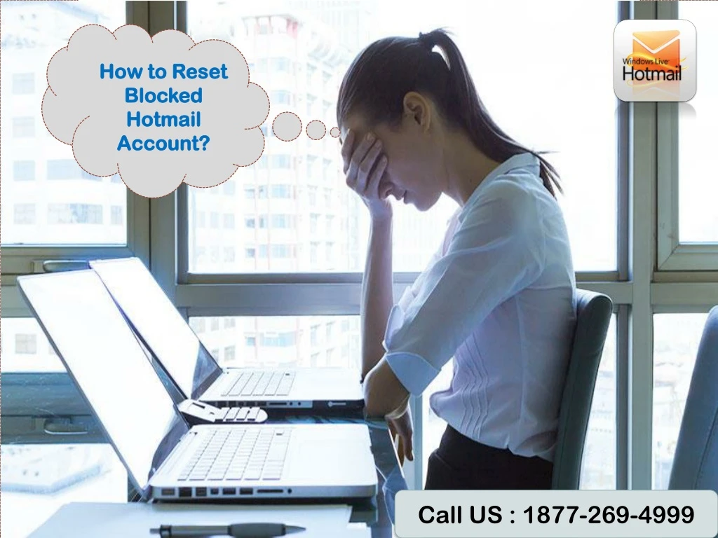 how to reset blocked hotmail account