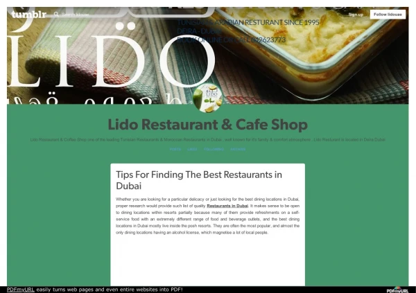 Tips For Finding The Best Restaurants in Dubai