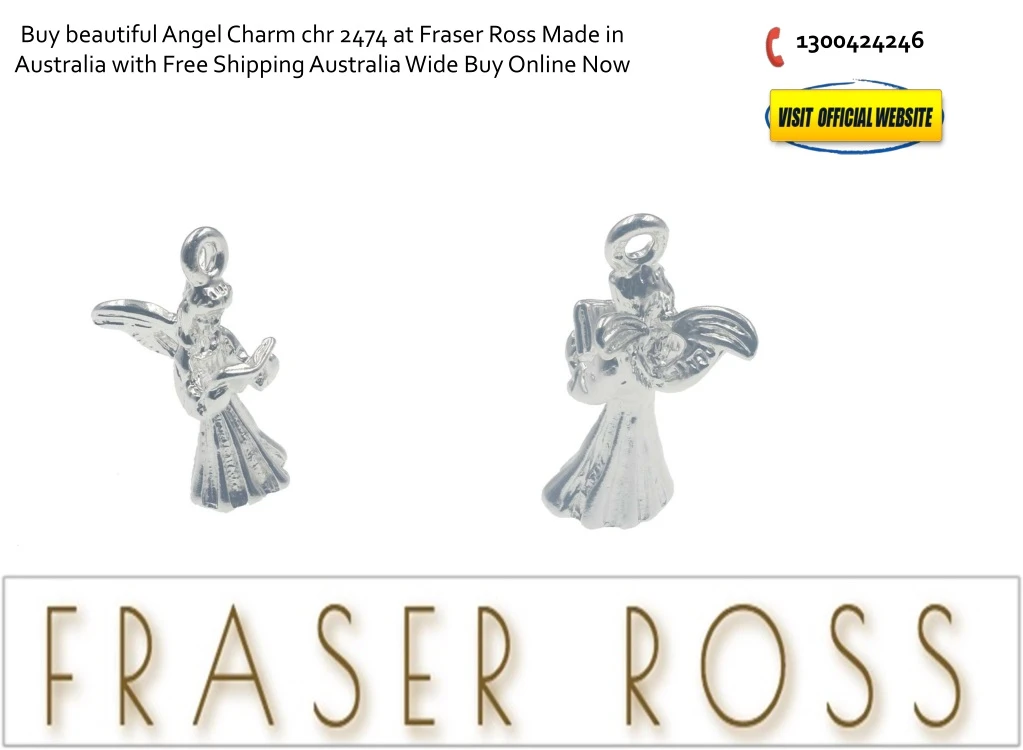 buy beautiful angel charm chr 2474 at fraser ross
