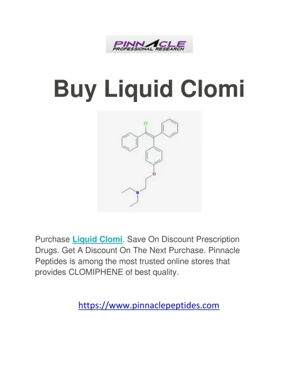 ​Buy Liquid Clomi