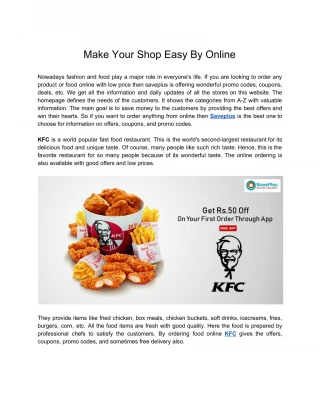 Make Your Shop Easy By Online - slide 1