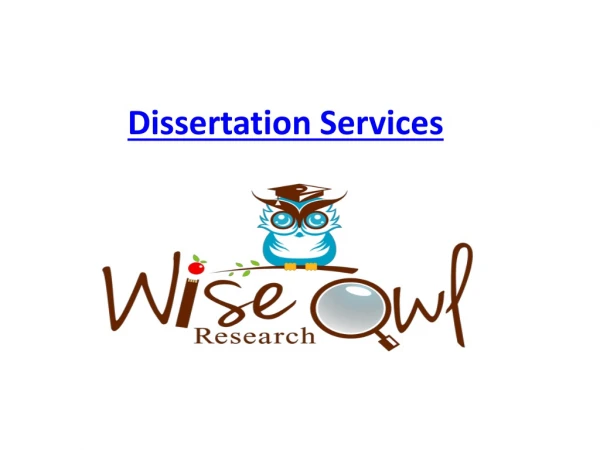Dissertation Services