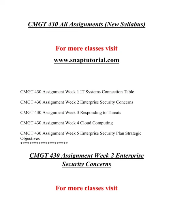 COM 340 Education Organization / snaptutorial.com