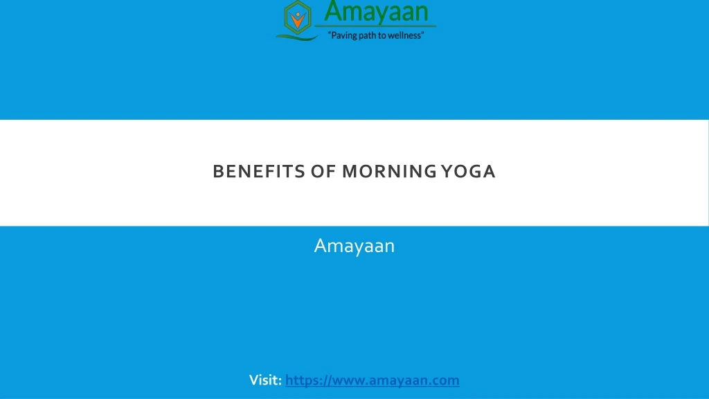 benefits of morning yoga