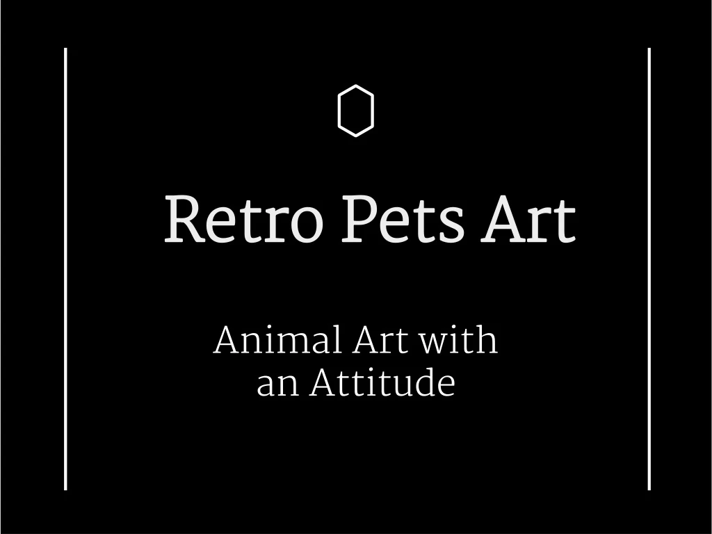 retro pets art