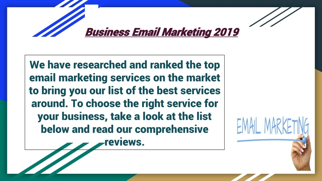 business email marketing 2019