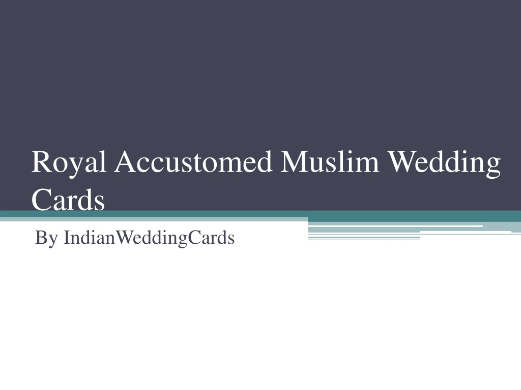 royal accustomed muslim wedding cards