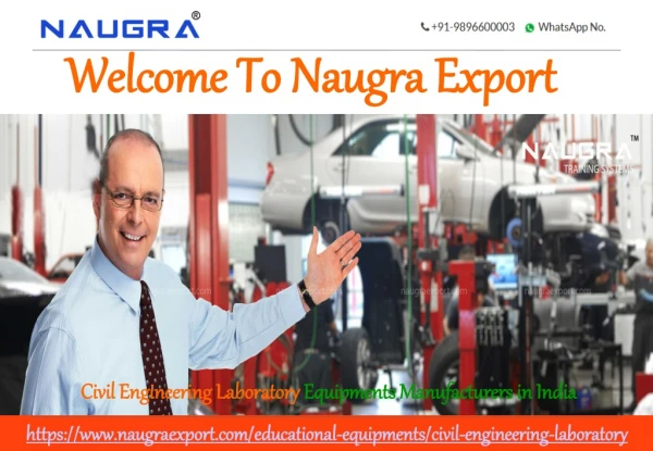 Civil Engineering Lab Equipments Suppliers-Naugra Export