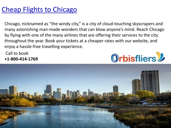 Cheap Flights to Chicago (ORD), Airline Tickets to Chicago