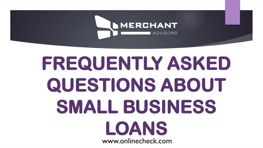 frequently asked questions about small business