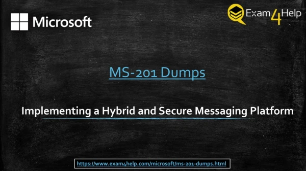 Latest Microsoft MS-201 Dumps Pdf ~ Secret Of Success