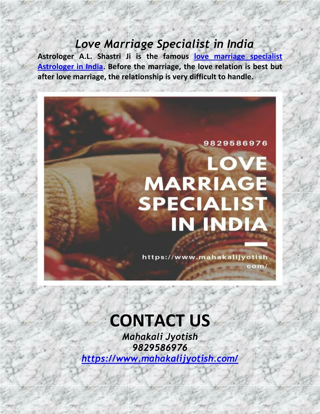 love marriage specialist in india astrologer