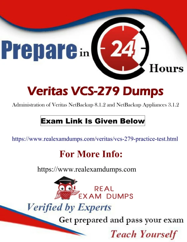 Veritas VCS-279 Exam Question Dumps - NetBackup VCS-279 Practice Test