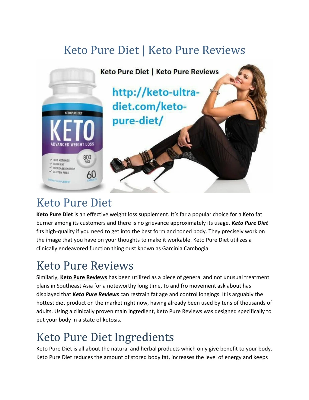 keto pure diet keto pure reviews