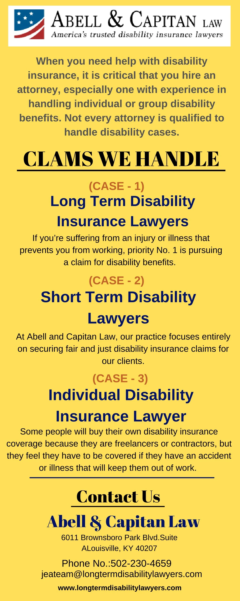 when you need help with disability insurance
