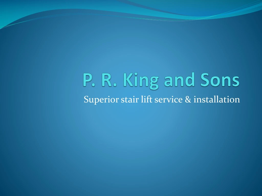 p r king and sons