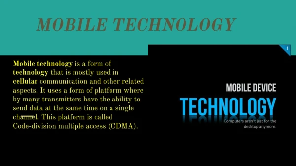 mobile technology