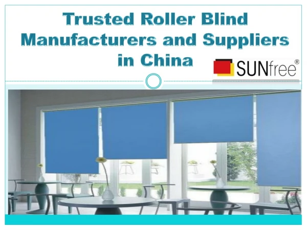 Trusted Roller Blind Manufacturers and Suppliers in China