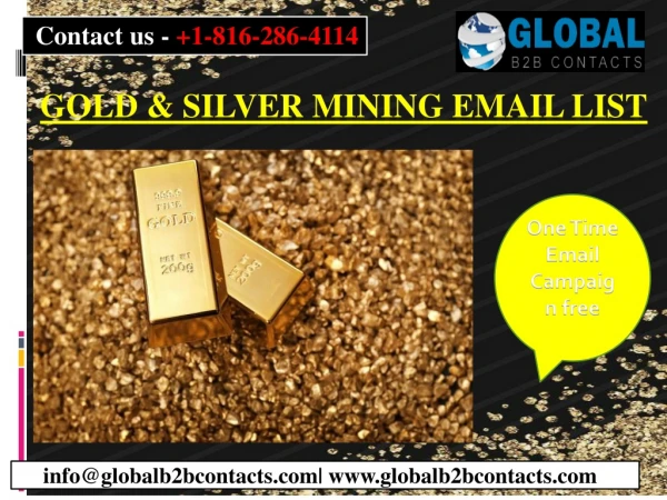 gold silver mining email list