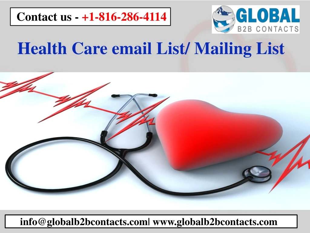 health care email list mailing list