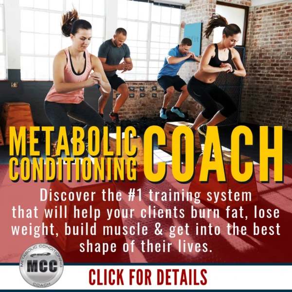 Become a NESTA Certified Metabolic Conditioning Coach and Trainer