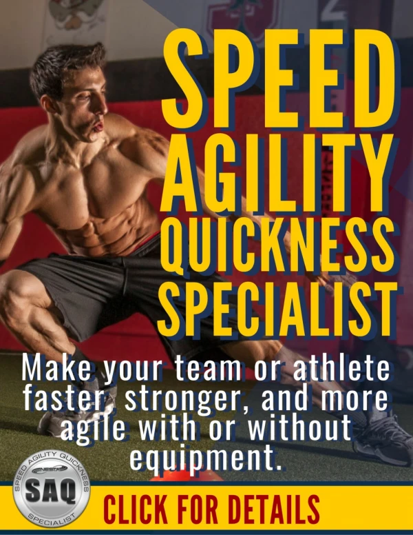 (SAQ) Speed, Agility &Quickness Coach Certification