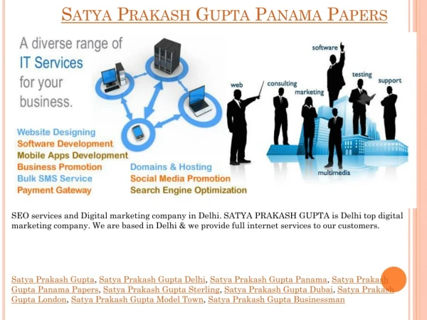 Satya Prakash Gupta Panama Papers
