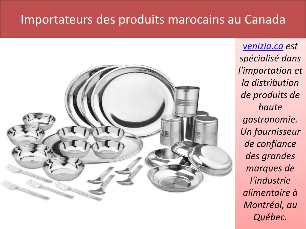 importateurs des produits marocains au canada