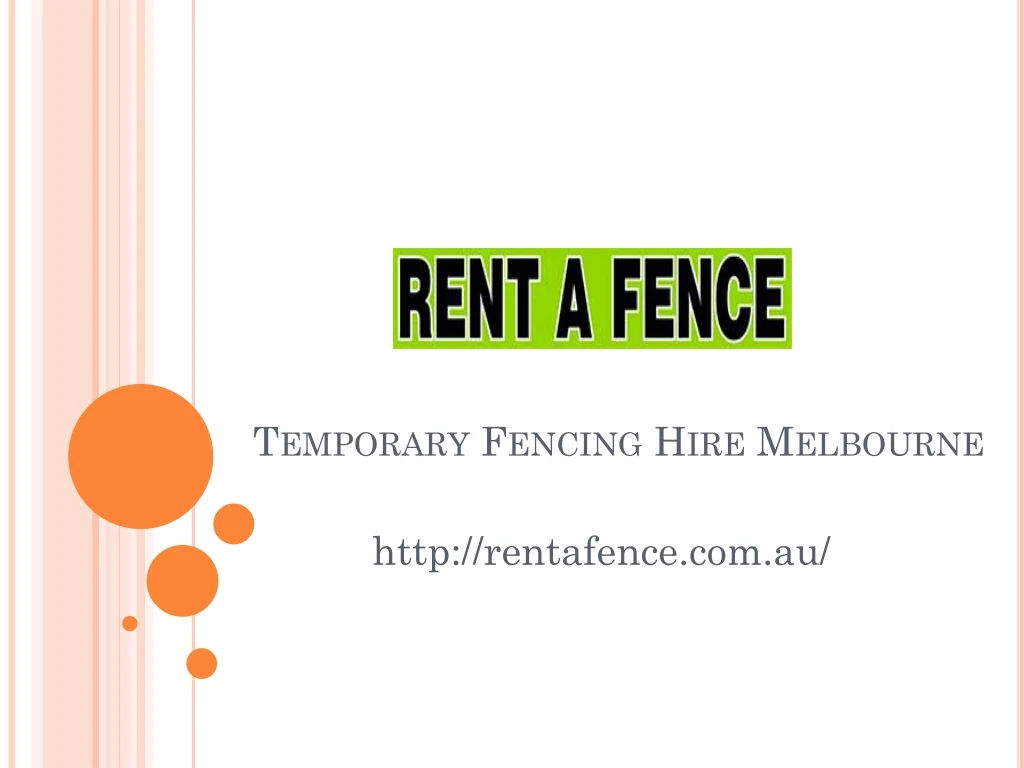 temporary fencing hire melbourne