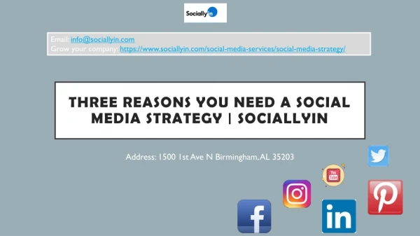 Three Reasons You NEED A Social Media Strategy