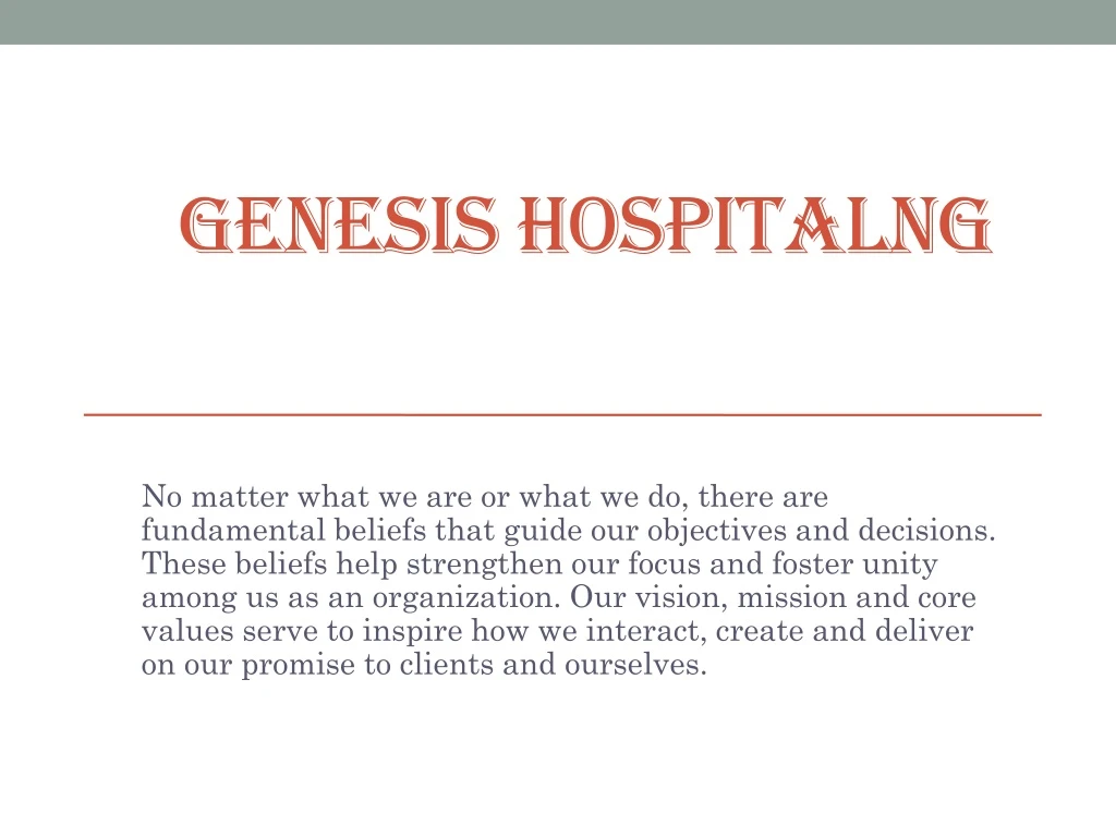 genesis hospitalng