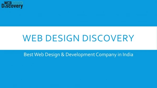 Web Design and Development Packages India
