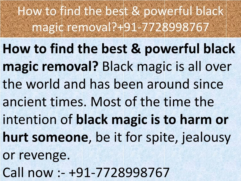 how to find the best powerful black magic removal 91 7728998767