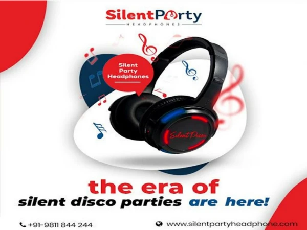 Rental Silent Party Headphones in New Delhi