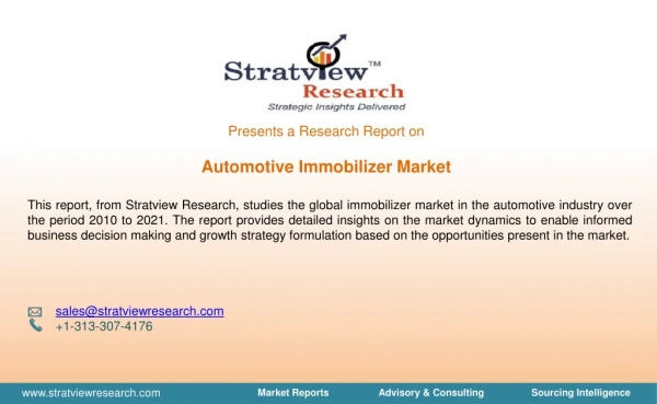 Automotive Immobilizer Market