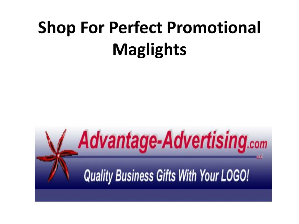 shop for perfect promotional maglights