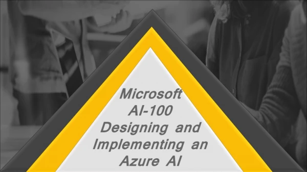 AI-100 Questions Answers Practice Exam