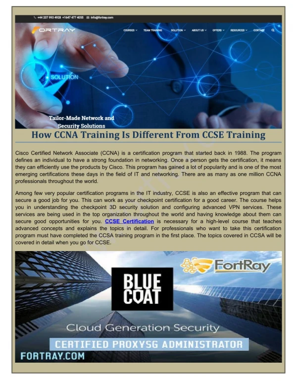 CCNP Or CCNA Certification Course – Which Is The Right Choice?