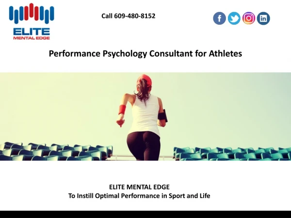 Performance Psychology Consultant for Athletes