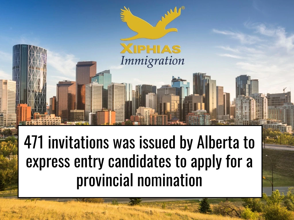 471 invitations was issued by alberta to express